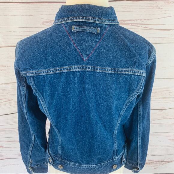 Tommy Hilfiger denim jean jacket pockets - Picture 4 of 12